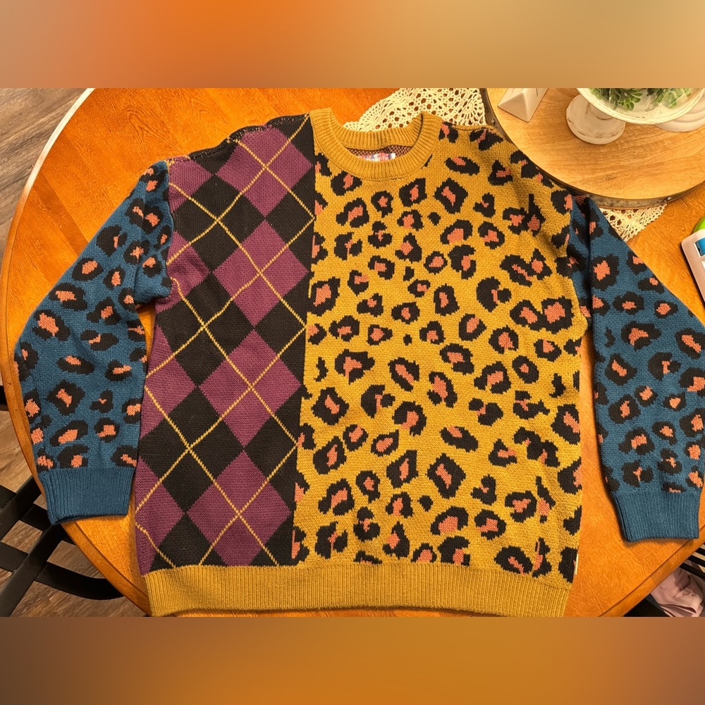 Multicolor Patterned Sweater